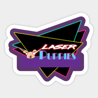 Laser Puppies Sticker